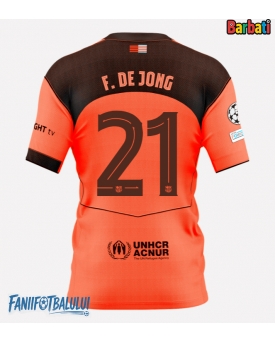 Barcelona Frenkie de Jong #21 Tricou Fotbal Replică 2025-26 Barbati Treilea